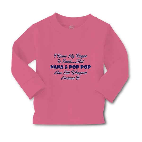 Baby Clothes I Know My Finger Is Small... but Nana and Pop Pop Cotton - Cute Rascals