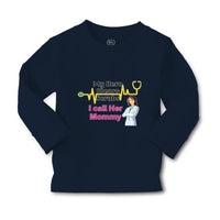 Baby Clothes My Hero Wears Scrubs I Call Her Mommy Doctor Nurse Rn Cotton - Cute Rascals