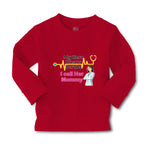 Baby Clothes My Hero Wears Scrubs I Call Her Mommy Doctor Nurse Rn Cotton - Cute Rascals