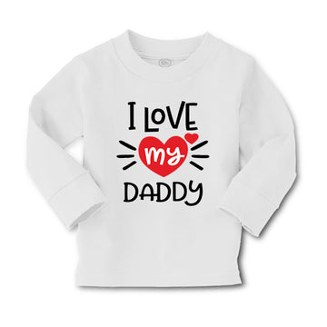 Baby Clothes I Heart My Daddy Love Dad Father's Day B Boy & Girl Clothes Cotton