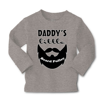 Baby Clothes Daddy's Little Beard Puller B Dad Father's Day Funny Cotton
