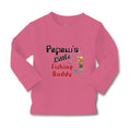 Baby Clothes Papaw's Little Fishing Buddy Grandpa Grandfather Dad Father's Day