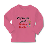 Baby Clothes Papaw's Little Fishing Buddy Grandpa Grandfather Dad Father's Day - Cute Rascals