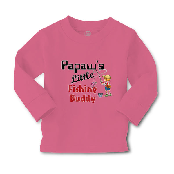 Baby Clothes Papaw's Little Fishing Buddy Grandpa Grandfather Dad Father's Day - Cute Rascals