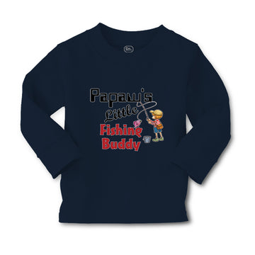 Baby Clothes Papaw's Little Fishing Buddy Grandpa Grandfather Dad Father's Day