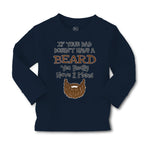 Baby Clothes If Your Dad Doesn'T Have A Beard Have 2 Moms Funny Style B Cotton - Cute Rascals