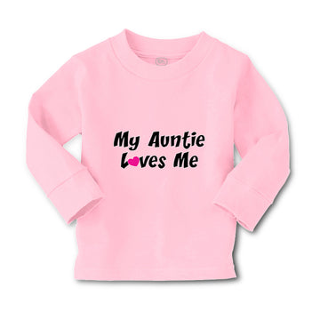 Baby Clothes My Auntie Loves Me Aunt Funny Style F Boy & Girl Clothes Cotton