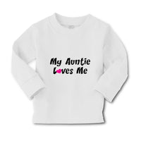 Baby Clothes My Auntie Loves Me Aunt Funny Style F Boy & Girl Clothes Cotton - Cute Rascals