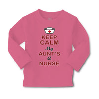 Baby Clothes Keep Calm My Aunt Is A Nurse Boy & Girl Clothes Cotton - Cute Rascals