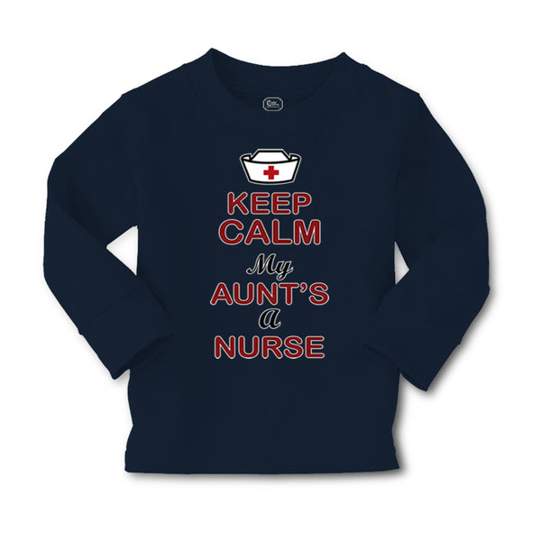 Baby Clothes Keep Calm My Aunt Is A Nurse Boy & Girl Clothes Cotton - Cute Rascals