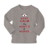 Baby Clothes Keep Calm My Aunt Is A Nurse Boy & Girl Clothes Cotton - Cute Rascals