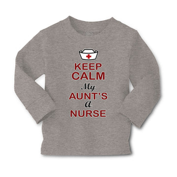 Baby Clothes Keep Calm My Aunt Is A Nurse Boy & Girl Clothes Cotton