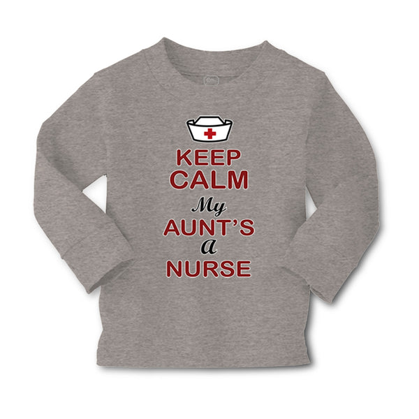 Baby Clothes Keep Calm My Aunt Is A Nurse Boy & Girl Clothes Cotton - Cute Rascals