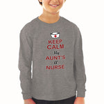 Baby Clothes Keep Calm My Aunt Is A Nurse Boy & Girl Clothes Cotton - Cute Rascals