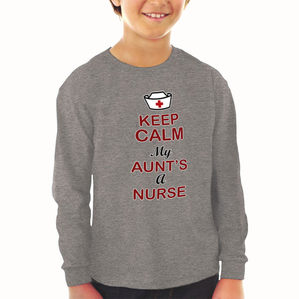 Baby Clothes Keep Calm My Aunt Is A Nurse Boy & Girl Clothes Cotton - Cute Rascals