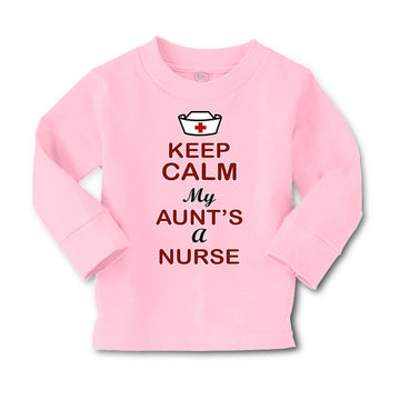 Baby Clothes Keep Calm My Aunt Is A Nurse Boy & Girl Clothes Cotton