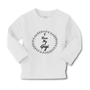 Baby Clothes I Love My Gigi Heart Grandma Grandmother Boy & Girl Clothes Cotton
