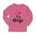 Baby Clothes I Love My Gigi Grandmother Grandma Boy & Girl Clothes Cotton