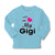 Baby Clothes I Love My Gigi Grandmother Grandma Boy & Girl Clothes Cotton - Cute Rascals