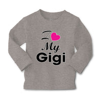 Baby Clothes I Love My Gigi Grandmother Grandma Boy & Girl Clothes Cotton - Cute Rascals