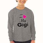Baby Clothes I Love My Gigi Grandmother Grandma Boy & Girl Clothes Cotton - Cute Rascals