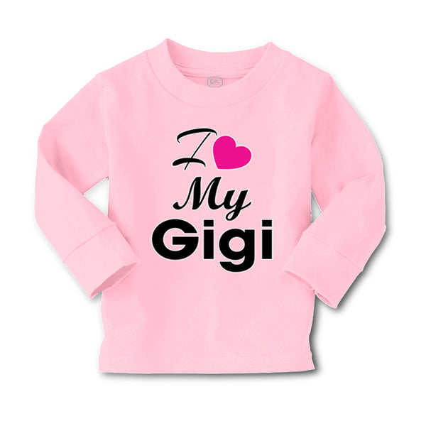 Baby Clothes I Love My Gigi Grandmother Grandma Boy & Girl Clothes Cotton - Cute Rascals