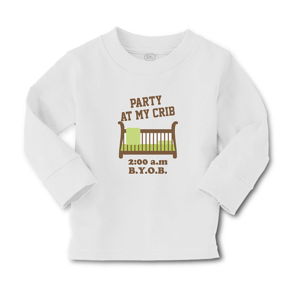 Baby Clothes Party at My Crib 2.00 A.M B.Y.O.B Boy & Girl Clothes Cotton - Cute Rascals