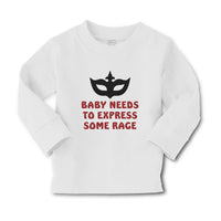 Baby Clothes Baby Needs to Express Some Rage Boy & Girl Clothes Cotton - Cute Rascals