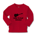 Baby Clothes Born to Play Ukulele Boy & Girl Clothes Cotton