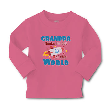 Baby Clothes Grandpa Thinks I'M out of This World Boy & Girl Clothes Cotton