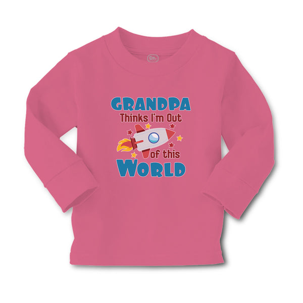 Baby Clothes Grandpa Thinks I'M out of This World Boy & Girl Clothes Cotton - Cute Rascals