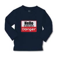 Baby Clothes Hello My Middle Name Is Danger Boy & Girl Clothes Cotton - Cute Rascals
