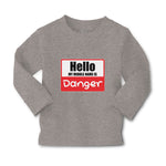 Baby Clothes Hello My Middle Name Is Danger Boy & Girl Clothes Cotton - Cute Rascals