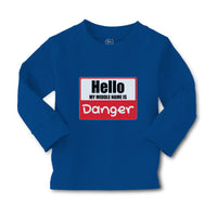 Baby Clothes Hello My Middle Name Is Danger Boy & Girl Clothes Cotton - Cute Rascals