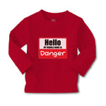 Baby Clothes Hello My Middle Name Is Danger Boy & Girl Clothes Cotton - Cute Rascals