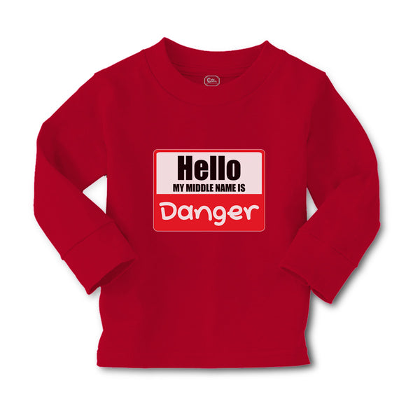 Baby Clothes Hello My Middle Name Is Danger Boy & Girl Clothes Cotton - Cute Rascals