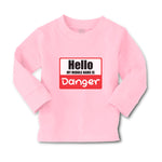 Baby Clothes Hello My Middle Name Is Danger Boy & Girl Clothes Cotton - Cute Rascals