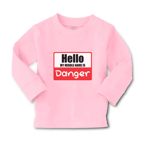 Baby Clothes Hello My Middle Name Is Danger Boy & Girl Clothes Cotton - Cute Rascals