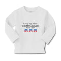 Baby Clothes I Only Cry When Democrats Hold Me! Boy & Girl Clothes Cotton