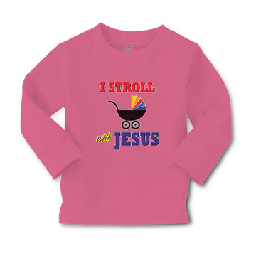 Baby Clothes I Stroll with Jesus Boy & Girl Clothes Cotton