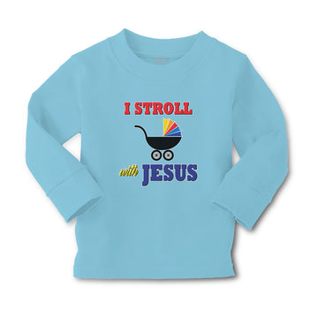 Baby Clothes I Stroll with Jesus Boy & Girl Clothes Cotton