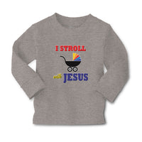 Baby Clothes I Stroll with Jesus Boy & Girl Clothes Cotton - Cute Rascals