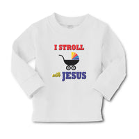 Baby Clothes I Stroll with Jesus Boy & Girl Clothes Cotton - Cute Rascals