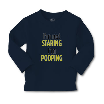 Baby Clothes I'M Not Staring I'M Pooping Boy & Girl Clothes Cotton