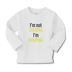 Baby Clothes I'M Not Staring I'M Pooping Boy & Girl Clothes Cotton - Cute Rascals