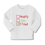 Baby Clothes Naughty Nice I Tried Boy & Girl Clothes Cotton - Cute Rascals