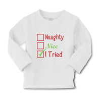 Baby Clothes Naughty Nice I Tried Boy & Girl Clothes Cotton - Cute Rascals