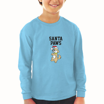 Baby Clothes Santa Paws Boy & Girl Clothes Cotton