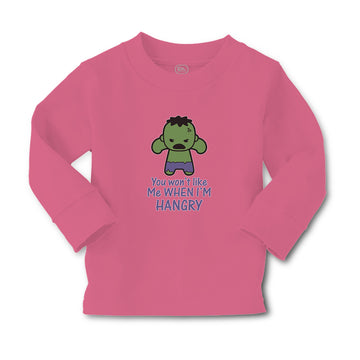 Baby Clothes You Won'T like Me When I'M Hangry Boy & Girl Clothes Cotton