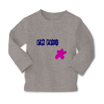 Baby Clothes I'M Fine Funny Humor Boy & Girl Clothes Cotton